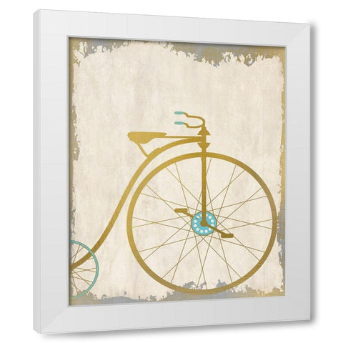 Lifes Journey 6  White Modern Wood Framed Art Print by Kimberly, Allen