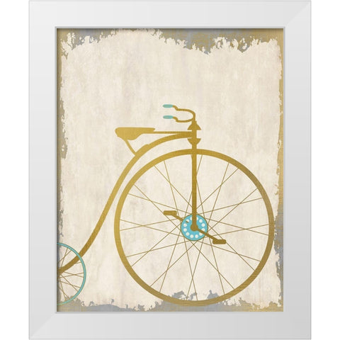 Lifes Journey 6  White Modern Wood Framed Art Print by Kimberly, Allen