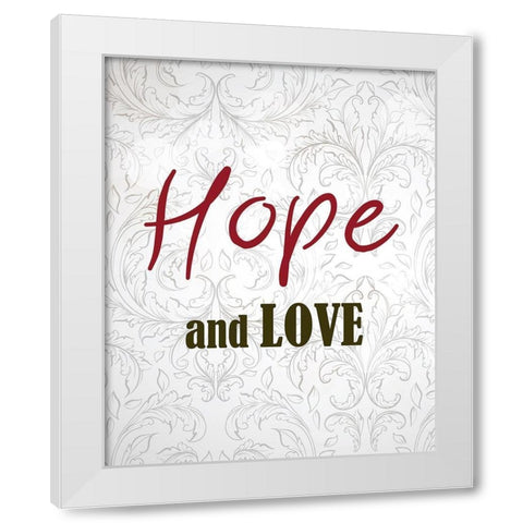 And These Three Things 2 White Modern Wood Framed Art Print by Kimberly, Allen