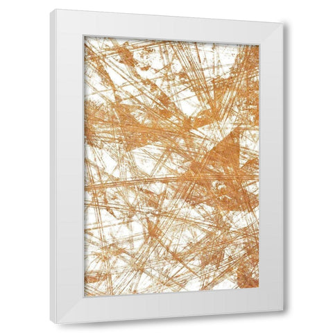 Fractal 2 White Modern Wood Framed Art Print by Kimberly, Allen