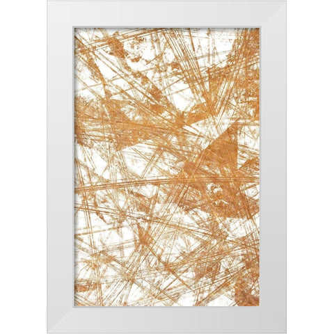 Fractal 2 White Modern Wood Framed Art Print by Kimberly, Allen