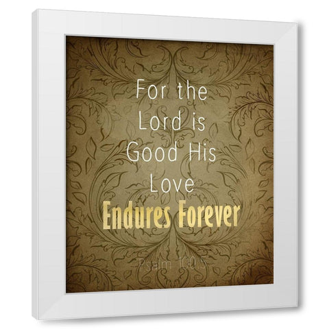 Psalm Cross 2 White Modern Wood Framed Art Print by Kimberly, Allen