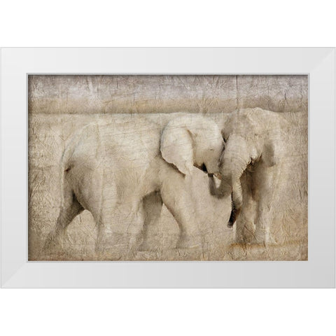 Always Together White Modern Wood Framed Art Print by Kimberly, Allen