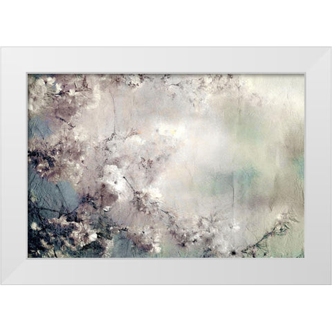 Dreaming of Cherry Blossoms White Modern Wood Framed Art Print by Kimberly, Allen