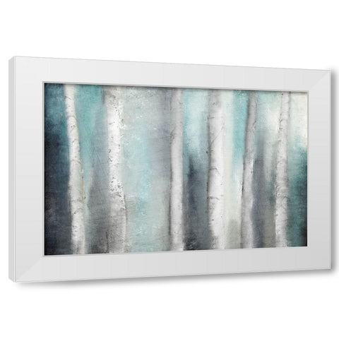 Into The Aspens 1 White Modern Wood Framed Art Print by Allen, Kimberly
