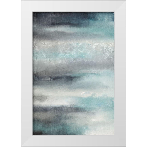 Seascape White Modern Wood Framed Art Print by Allen, Kimberly