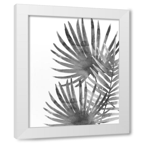 Ferns By Night 2 White Modern Wood Framed Art Print by Kimberly, Allen