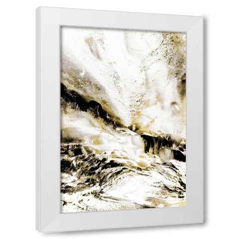Majestic White Modern Wood Framed Art Print by Kimberly, Allen