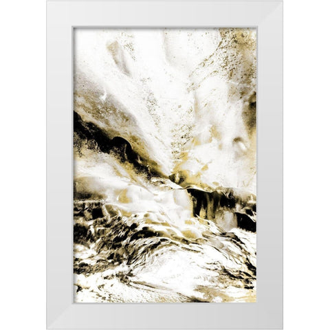 Majestic White Modern Wood Framed Art Print by Kimberly, Allen