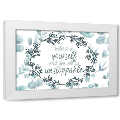 Change 4 White Modern Wood Framed Art Print by Kimberly, Allen