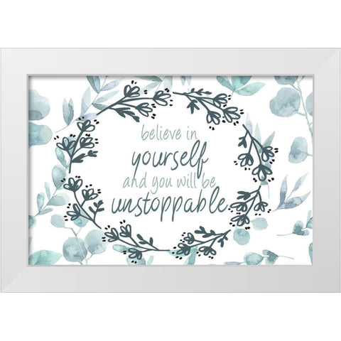 Change 4 White Modern Wood Framed Art Print by Kimberly, Allen