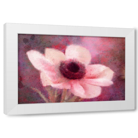 Blooming Pink White Modern Wood Framed Art Print by Kimberly, Allen