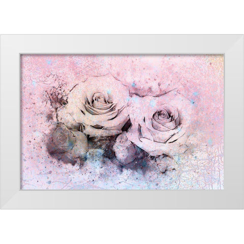 Lovely 2 White Modern Wood Framed Art Print by Kimberly, Allen