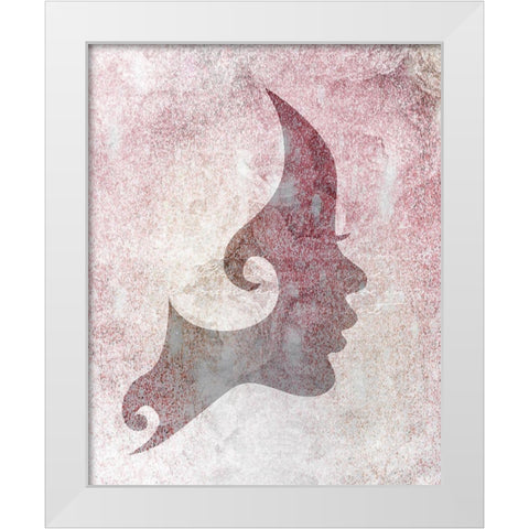 Silhouette 1 White Modern Wood Framed Art Print by Kimberly, Allen