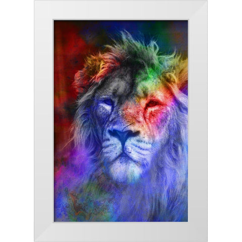 Pride White Modern Wood Framed Art Print by Kimberly, Allen