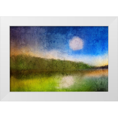 Vivid Sky White Modern Wood Framed Art Print by Kimberly, Allen