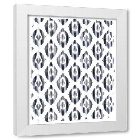 In Blue 1 White Modern Wood Framed Art Print by Allen, Kimberly