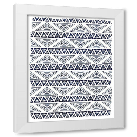 In Blue 2 White Modern Wood Framed Art Print by Allen, Kimberly