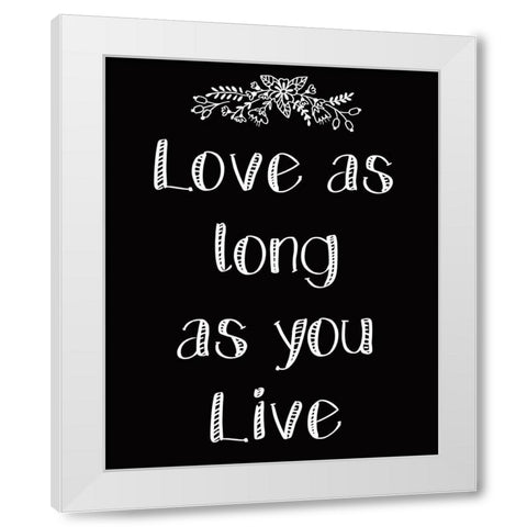 As Much 2 White Modern Wood Framed Art Print by Kimberly, Allen