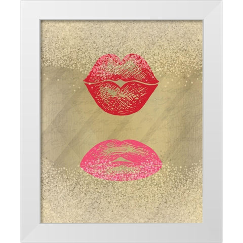 Shades 2  White Modern Wood Framed Art Print by Kimberly, Allen