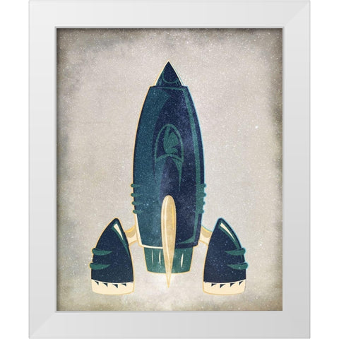 To Space 2 White Modern Wood Framed Art Print by Allen, Kimberly
