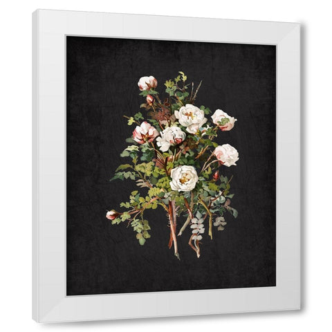 Roses on Black 2 White Modern Wood Framed Art Print by Kimberly, Allen