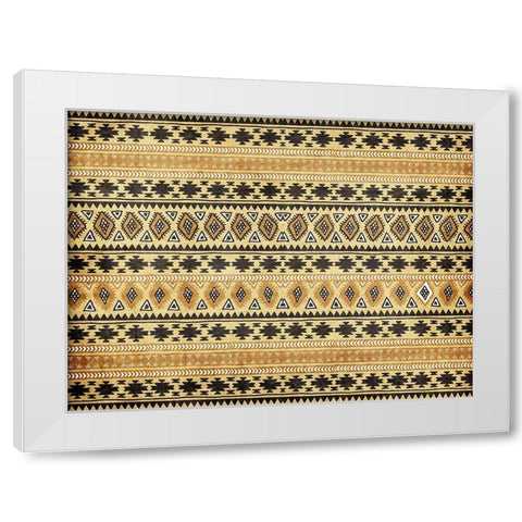 Print 1 White Modern Wood Framed Art Print by Kimberly, Allen
