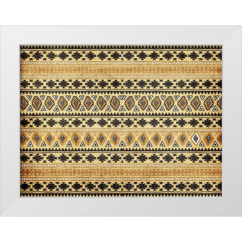 Print 1 White Modern Wood Framed Art Print by Kimberly, Allen