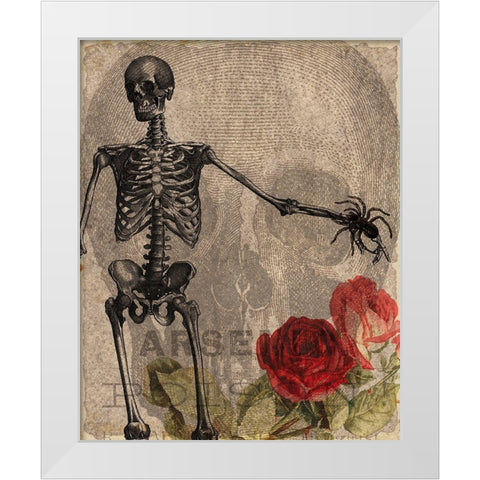Afterlife Friends 2 White Modern Wood Framed Art Print by Kimberly, Allen