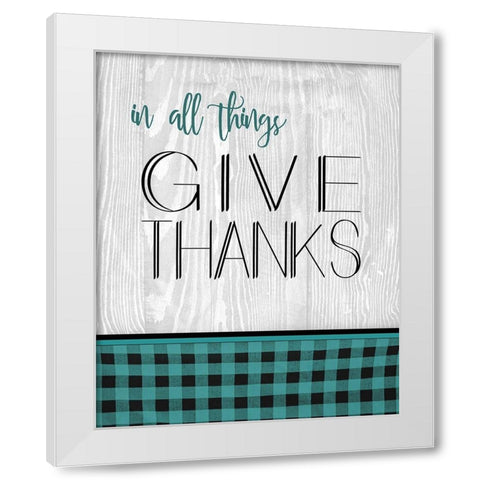 In All Things White Modern Wood Framed Art Print by Kimberly, Allen