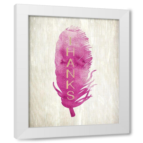 Leaf Tones 3 White Modern Wood Framed Art Print by Kimberly, Allen