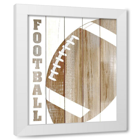 Lets Play 4 White Modern Wood Framed Art Print by Kimberly, Allen