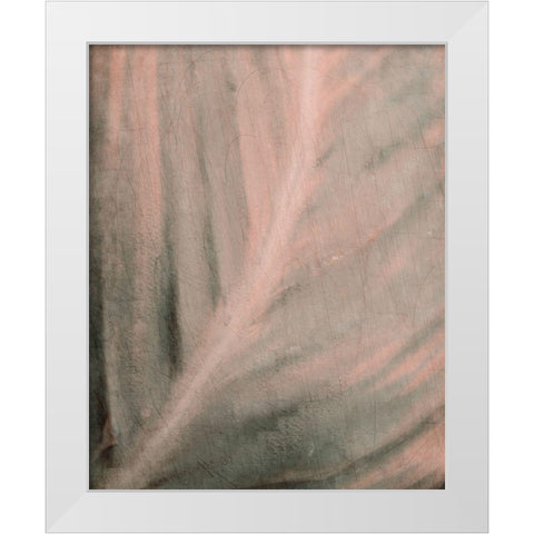 Shaded Leaf 1 White Modern Wood Framed Art Print by Kimberly, Allen