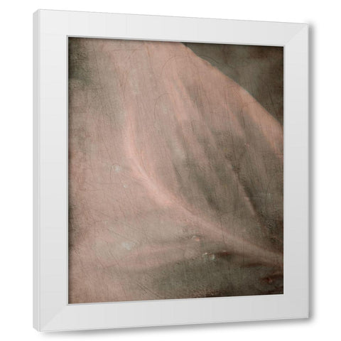 Shaded Leaf 2 White Modern Wood Framed Art Print by Kimberly, Allen