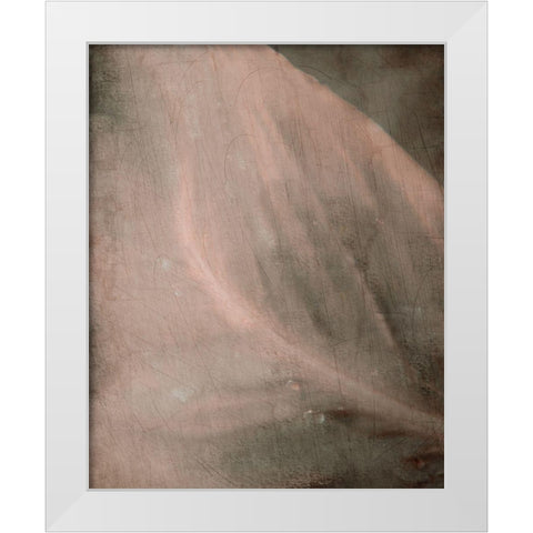 Shaded Leaf 2 White Modern Wood Framed Art Print by Kimberly, Allen