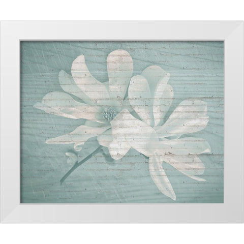 County Bloom White Modern Wood Framed Art Print by Kimberly, Allen