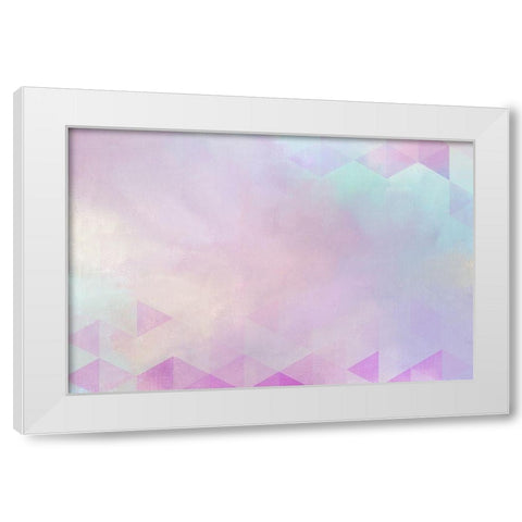 Hidden White Modern Wood Framed Art Print by Kimberly, Allen