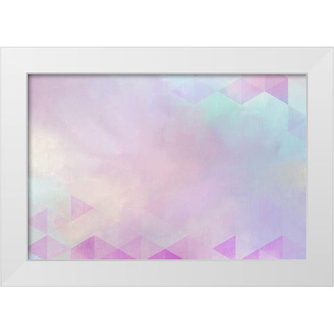 Hidden White Modern Wood Framed Art Print by Kimberly, Allen