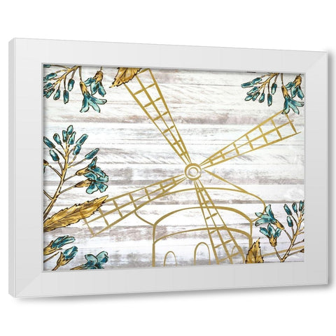 Paris 4 White Modern Wood Framed Art Print by Kimberly, Allen