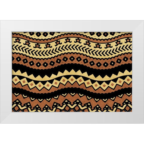 Print 3 White Modern Wood Framed Art Print by Kimberly, Allen
