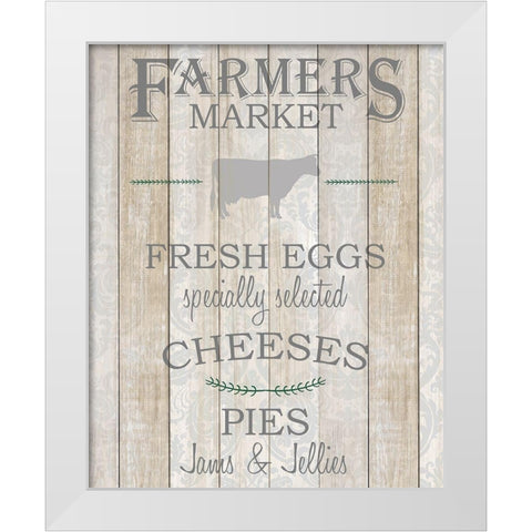 Specially Selected White Modern Wood Framed Art Print by Kimberly, Allen