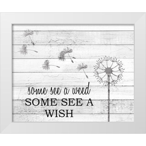 Some See White Modern Wood Framed Art Print by Kimberly, Allen