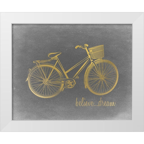 Life 5 White Modern Wood Framed Art Print by Kimberly, Allen