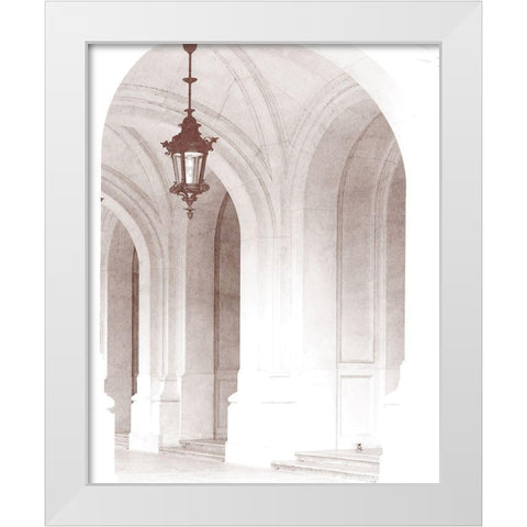 Arches 3 White Modern Wood Framed Art Print by Kimberly, Allen