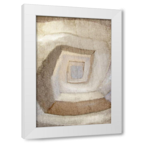 Stairway White Modern Wood Framed Art Print by Kimberly, Allen
