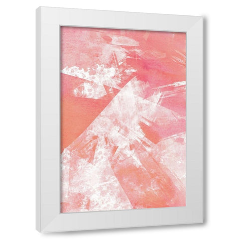 Shards 1 White Modern Wood Framed Art Print by Kimberly, Allen