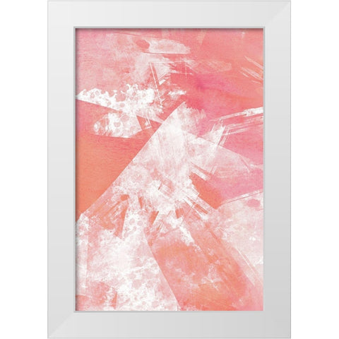 Shards 1 White Modern Wood Framed Art Print by Kimberly, Allen