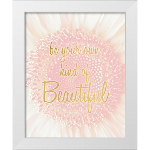 Be your own Kind White Modern Wood Framed Art Print by Kimberly, Allen