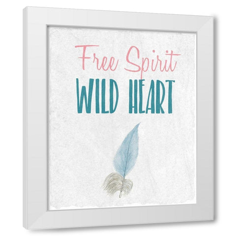 Inspire 2 White Modern Wood Framed Art Print by Kimberly, Allen