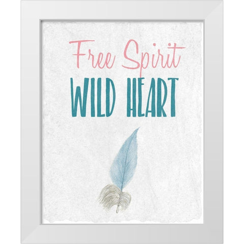 Inspire 2 White Modern Wood Framed Art Print by Kimberly, Allen